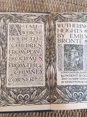 Wuthering Heights used, 1907 hardcover classic by Emily Brontë