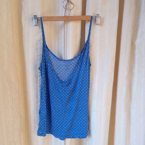 BSB Blue Polka Dot Shirt like new, size M