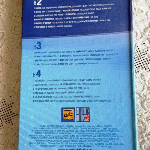 Blue Chillout 4 CD Box Set, Compact Disc Club Collector's Editions 39