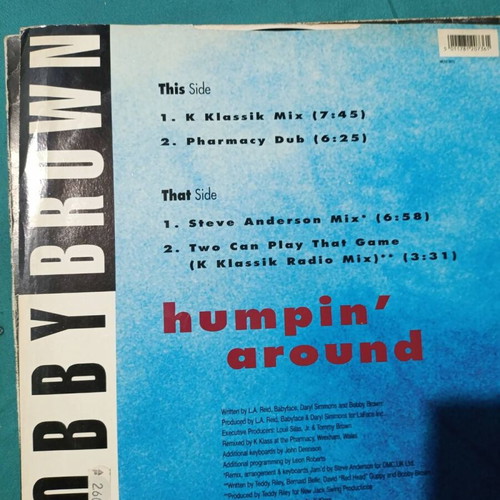 Bobby Brown Humpin' Around The K Klass Mixes vinyl record