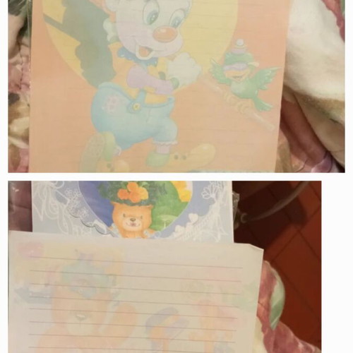 Letterwriting sets used, vintage envelopes included