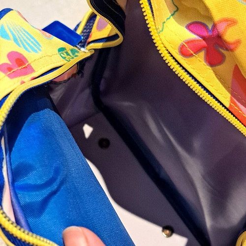 Spongebob Neon trolley bag for kindergarten GIM new