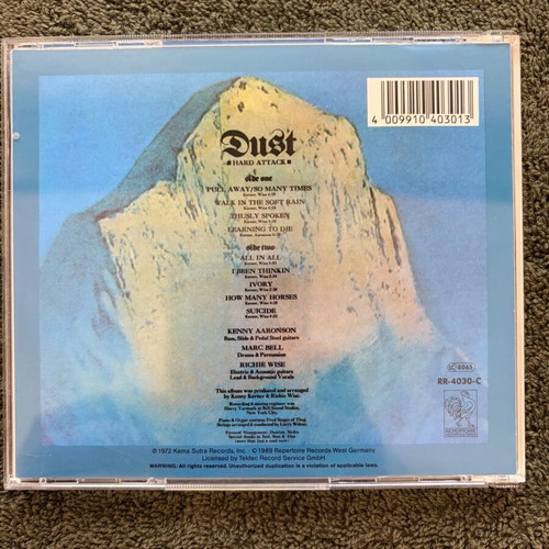 Dust Hard Attack CD like new, rock