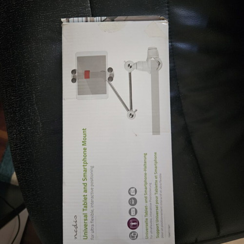 Nedis Tdmt111wt Tablet and Smartphone Mount foldable arm 4-12" like new