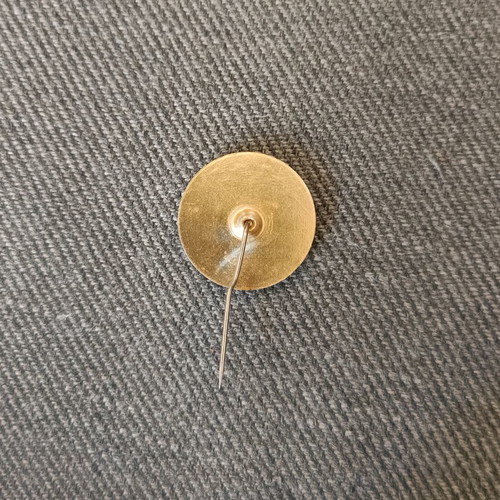 Collectible stick pin with Konstantinos Karamanlis, used