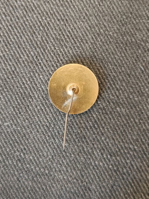 Collectible stick pin with Konstantinos Karamanlis, used