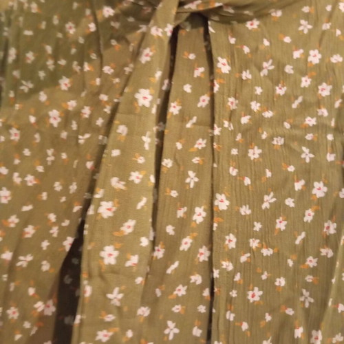 Funky Buddha floral green viscose pants L/XL like new