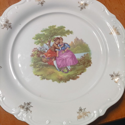 Winterling vintage shallow plate unused, diameter 25-28cm