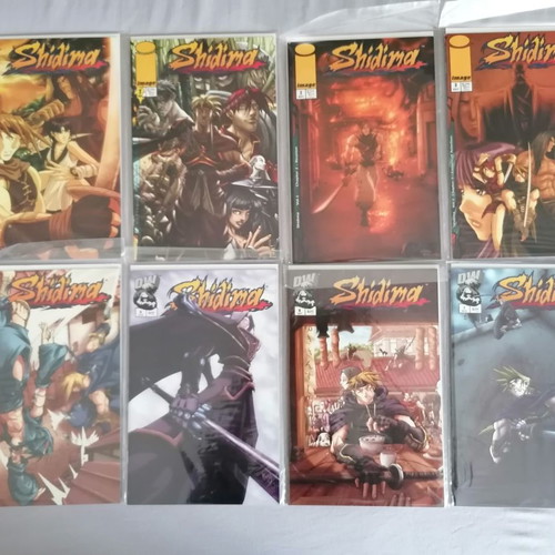 Shidima issues 1-7 used, Image Comics/Dreamwave
