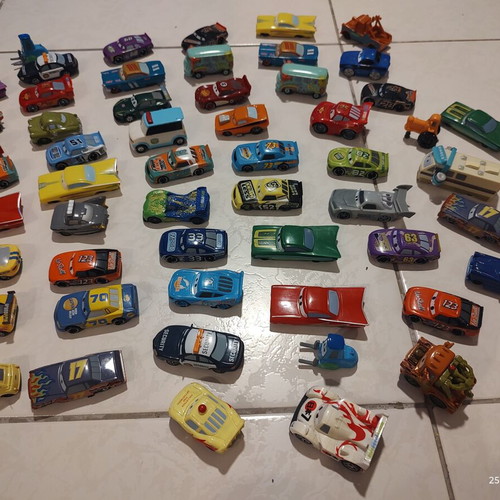 Disney Pixar Cars collection of 56 toy cars