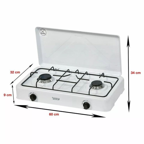 Yatech Campingaz double gas stove portable cooker new