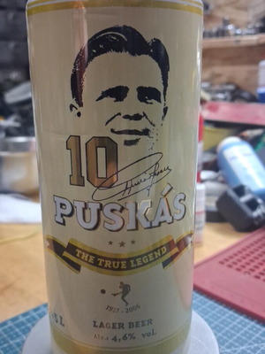 Μπύρα Puskas καινούργια συλλεκτική 10