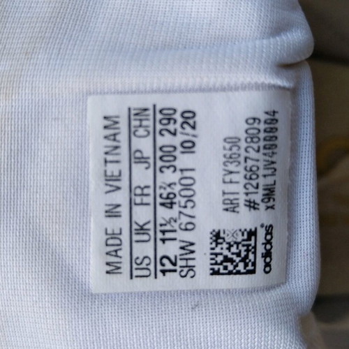 Adidas TRX used men's athletic shoes size 46.5 white and blue