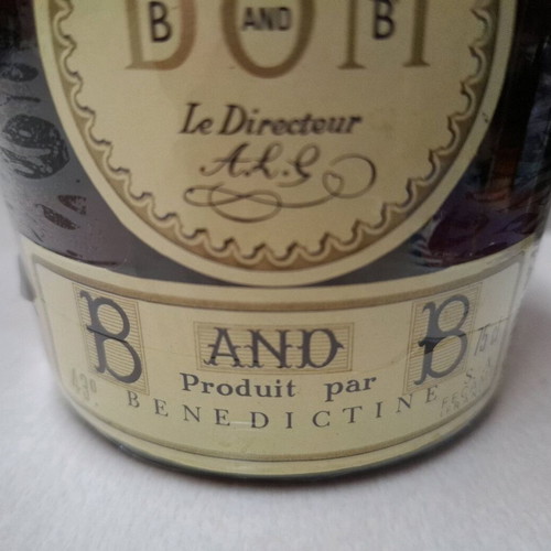 D.O.M Benedictine Le Directeur B & B vintage, new, 1970s bottle