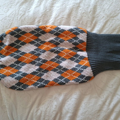 Dog pullover used, warm and soft