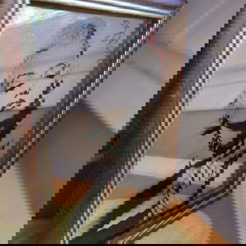 Vintage καθρέφτης Marylin Monroe μεταχειρισμένος, επισκευασμένος