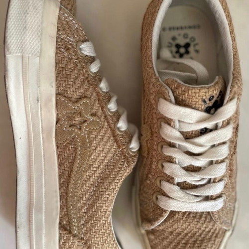 Tyler the Creator Converse sneakers like new, beige, size 37