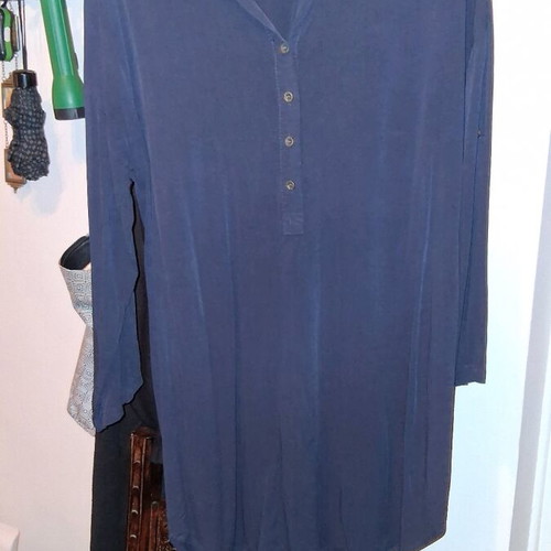 Blue blouse shirt like new, slightly worn