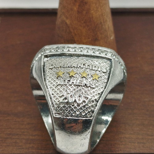Panathinaikos basketball collectible ring collection, green
