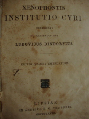 Xenophontis Institutio Cyri used book