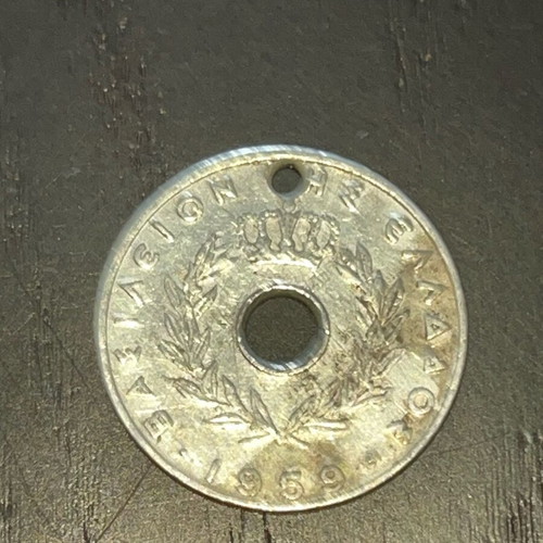 20 Lepta 1959 used, rare