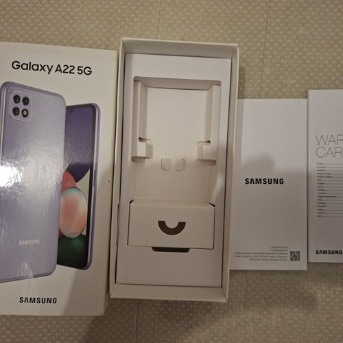Samsung Galaxy A22 5G box like new, pink