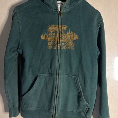 Billabong jacket for boys 12 years green used