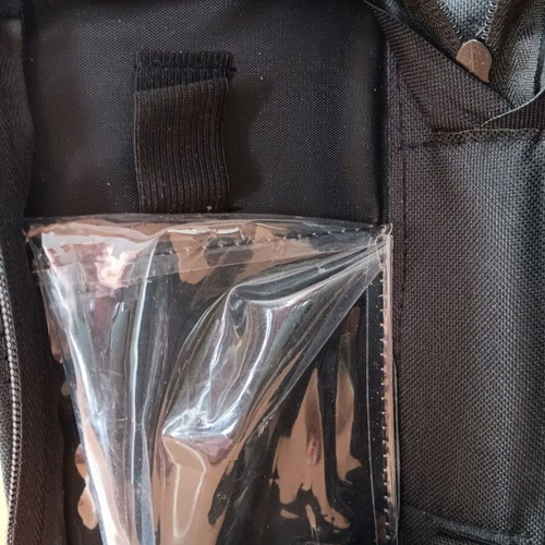 Protective case used with zipper, black