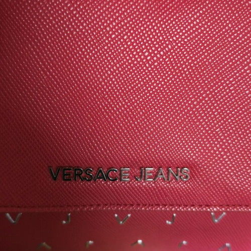 Versace Jeans crossbody bag used, coral color