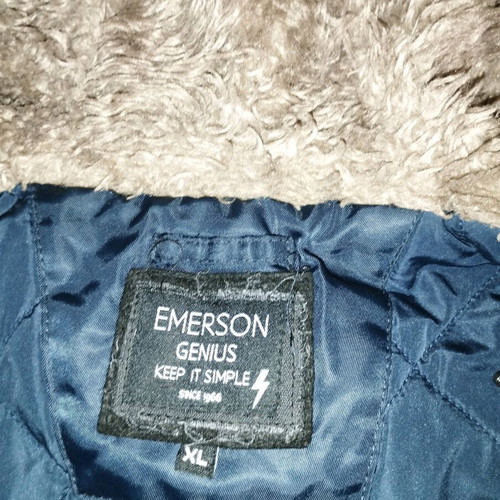 Emerson men's jacket XL blue like new