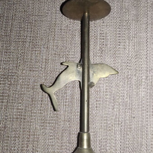 Candlestick with dolphin used