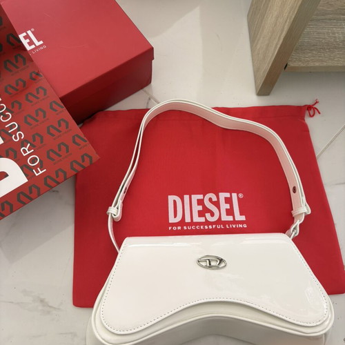 Diesel shoulder bag like new, white