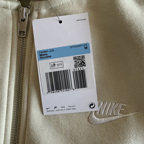 Nike Club men's tracksuit set new, sizes M and L, beige