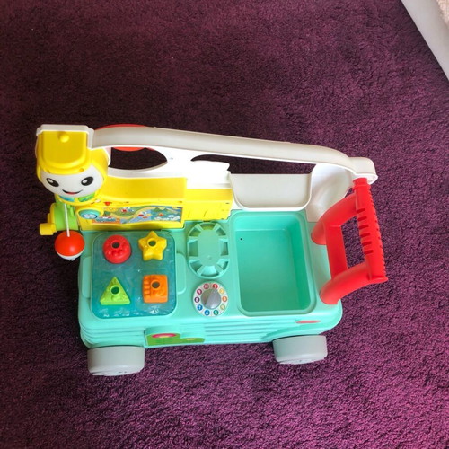 Fisher Price Εκπαιδευτικό Τροχόσπιτο 3 σε 1 Smart Stages με Μουσική σαν καινούργιο για 9+ μηνών