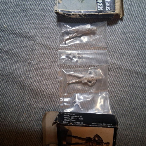 Zinnfiguren metallic models new, pack of 13 pieces from Greece
