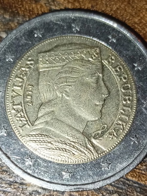 Collectible 2 Euro Coin Latvia 2014 Milda new