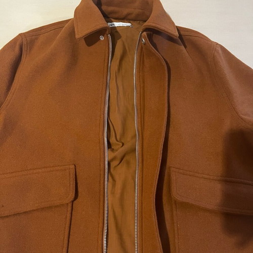 Zara men's outerwear orange like new, size M