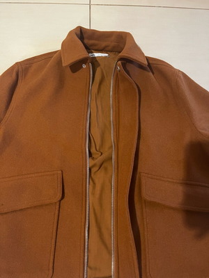 Zara men's outerwear orange like new, size M