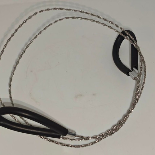 Survival saw like new, stainless steel with ergonomic handles