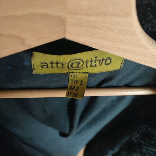 Attrattivo fur coat like new, black, size S