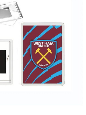 Μαγνητάκι West Ham United με διάφανη ακρυλική κορνίζα φωτογραφιών