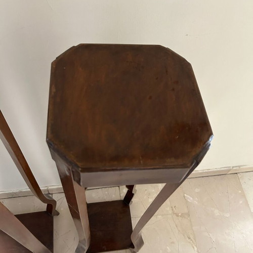 Vintage wooden plant stands set of 2, 1.04m, like new