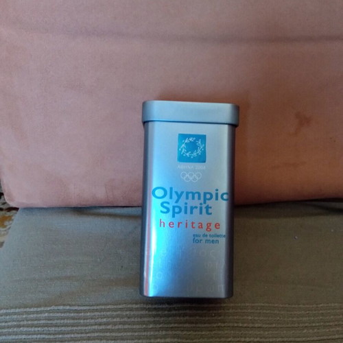 Olympic Games 2004 collectible cologne new in metal box