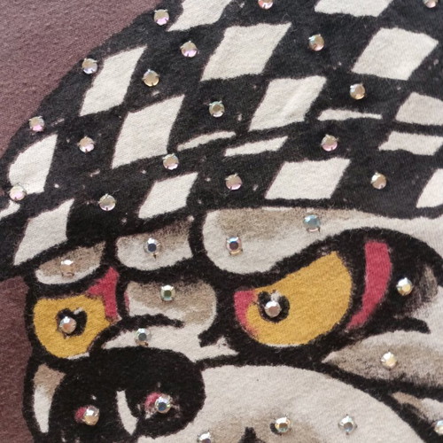 Tshirt Hollywood by Ed Hardy Large 100% Cotton like new, brown