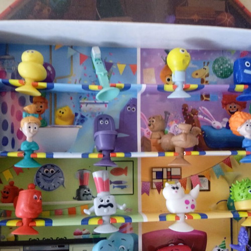 Happy Home collection Stikeez Lidl set used
