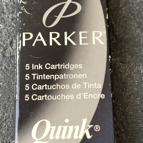 Parker ink Quink cartridges like new