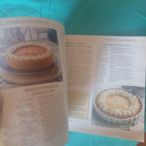Vintage cookbook The Best of Sainsbury's Desserts 1985 edition
