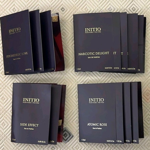 Initio perfume samples new, set of 17 varied scents