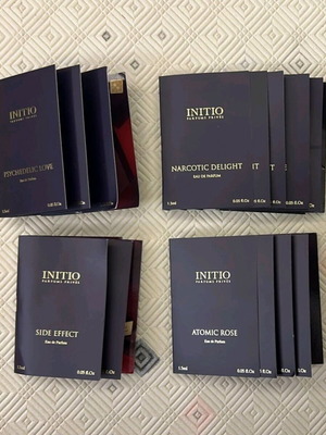 Initio perfume samples new, set of 17 varied scents