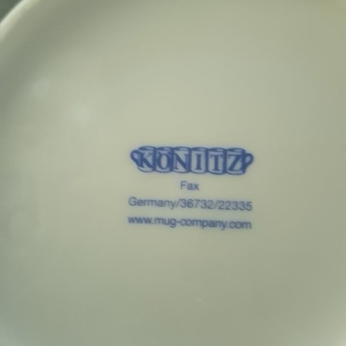 Konitz XL Mug bone china floral design like new
